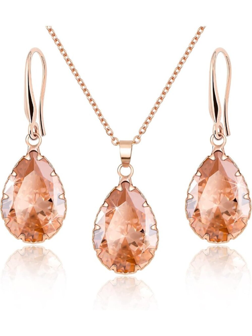 Trendy Crystal Costume Jewelry Set for Women - Elegant Accessories for Any